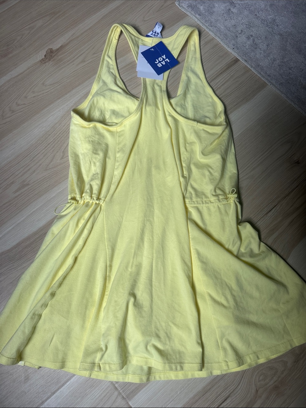 JoyLab Yellow Scoop-Neck Dress - Picture 3 of 4